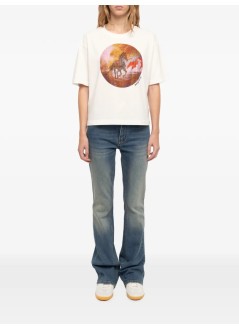 zadig & voltaire top mujer taida hc photo horse strass - jwts02919 103