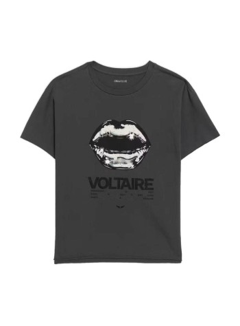 zadig & voltaire top mujer tommer hc tour lips strass - jwts02925 009