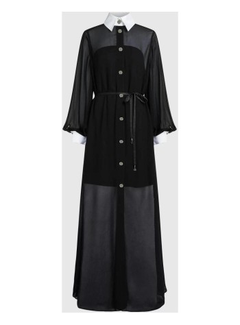 karl lagerfeld vestido mujer studio long dress - b4w13056 999