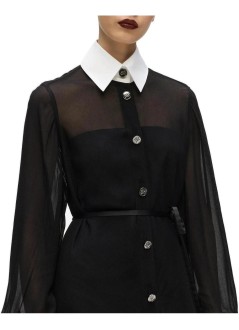 karl lagerfeld dress womanstudio long dress - b4w13056 999