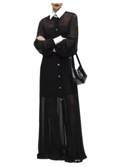 karl lagerfeld dress womanstudio long dress - b4w13056 999