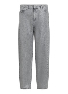 karl lagerfeld denim womancoated python denim pants - b4w10086 d21