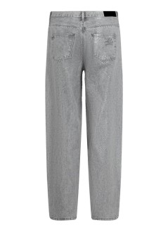 karl lagerfeld denim womancoated python denim pants - b4w10086 d21