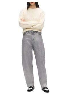 karl lagerfeld denim womancoated python denim pants - b4w10086 d21