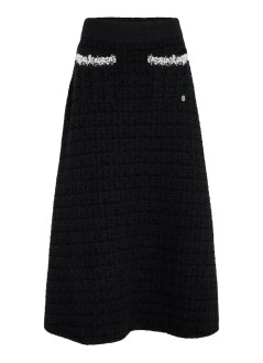 karl lagerfeld skirt womanembellished detail knit skirt - b4w12017 999