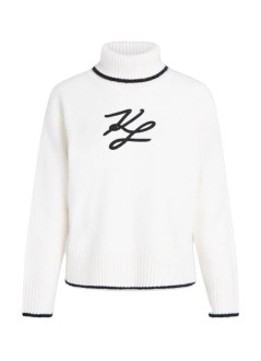 karl lagerfeld sudadera mujer soutache turtleneck sweater - b4w18033 101