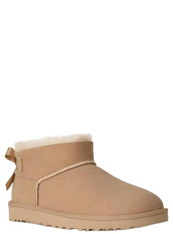 ugg bota mujer w ultra mini bailey bow - 1185491 che 2