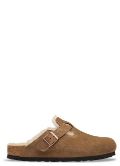 birkenstock zueco hombre boston shear leve - 1032440 dark tea