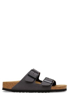 birkenstock sandalia hombre arizona bfbc - 1032023 velvet gray tonal buckles