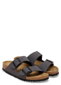 birkenstock sandalia hombre arizona bfbc - 1032023 velvet gray tonal buckles