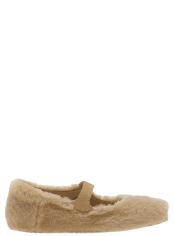 birkenstock casual mujer santa clarita shearling upper - 1032708 sandcastle