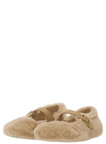 birkenstock casual mujer santa clarita shearling upper - 1032708 sandcastle 2