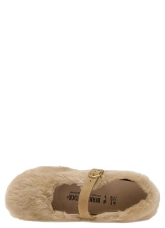 birkenstock casual mujer santa clarita shearling upper - 1032708 sandcastle