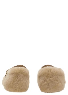 birkenstock casual mujer santa clarita shearling upper - 1032708 sandcastle