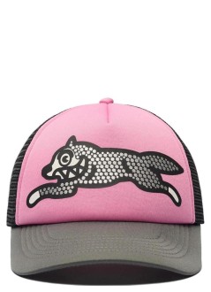 icecream gorras hombre glitter running dog trucker cap - ichw26281 pink grey