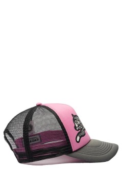 icecream gorras hombre glitter running dog trucker cap - ichw26281 pink grey