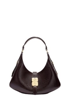 ganni handbag mujer kat small deep shine - c1040072 zwx