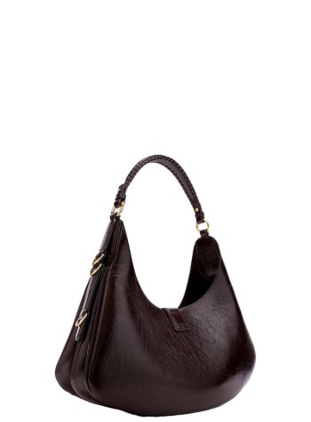 ganni handbag mujer kat small deep shine - c1040072 zwx 2