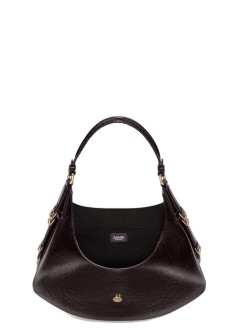 ganni handbag mujer kat small deep shine - c1040072 zwx