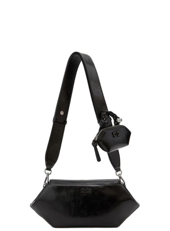 ganni crossbody womanbou east/west box - c1040069 099