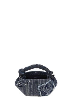 ganni crossbody womanbou mini denim - c2100072 077