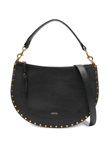 isabel marant crossbody mujer oskan soft zip-gz - 25abf0066fac3c22m 01bk