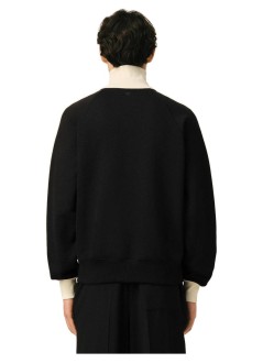 ami sudadera hombre quota - bicolor zipped sweatshirt with off white ami de coe - usw796je0245 044