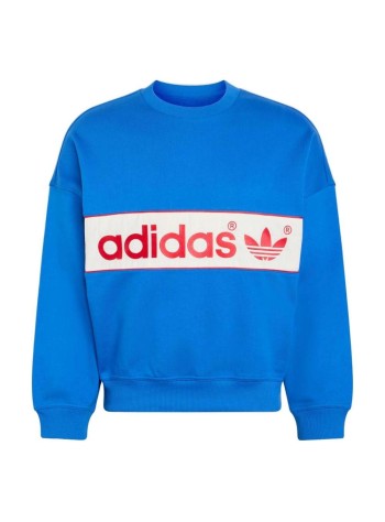 adidas originals sudadera hombre block swtshrt - lf3015 blue