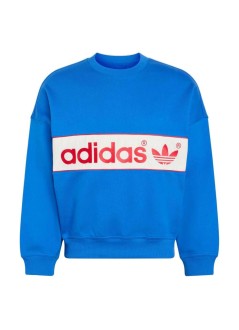 adidas originals sudadera hombre block swtshrt - lf3015 blue