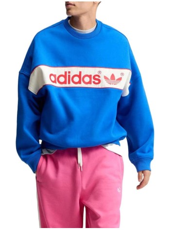 adidas originals sudadera hombre block swtshrt - lf3015 blue 2