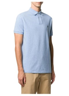 polo ralph lauren polo hombre basic mesh ssl knit - 710666998007 isle heather