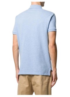 polo ralph lauren polo hombre basic mesh ssl knit - 710666998007 isle heather