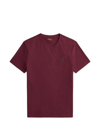polo ralph lauren camiseta hombre sscncmslm2-short sleeve-t-shirt - 710671438545 spring wine heather c5942