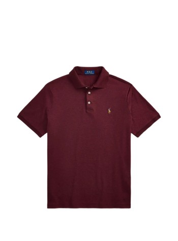 polo ralph lauren polo hombre sskccmslmm1-short sleeve-knit - 710704319177 spring wine heather