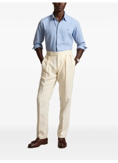 polo ralph lauren camiseria hombre cubdppcs-long sleeve-sport shirt - 710805564528 chambray blue