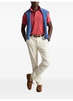 polo ralph lauren polo hombre sskccmslm1-short sleeve-knit - 710680784544 nantucket red c7560