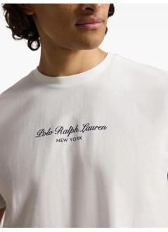 polo ralph lauren camiseta hombre knit-t-shirt - 710b26090001 white
