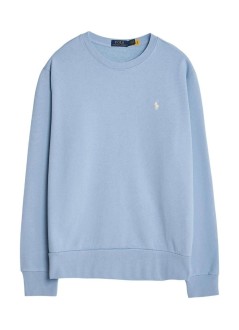 polo ralph lauren sudadera hombre knit-pullover-sweatshirt - 710b31423001 chambray blue