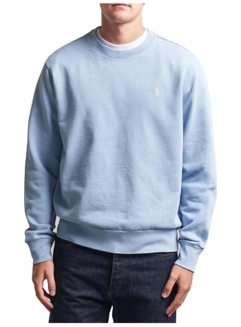 polo ralph lauren sudadera hombre knit-pullover-sweatshirt - 710b31423001 chambray blue 2