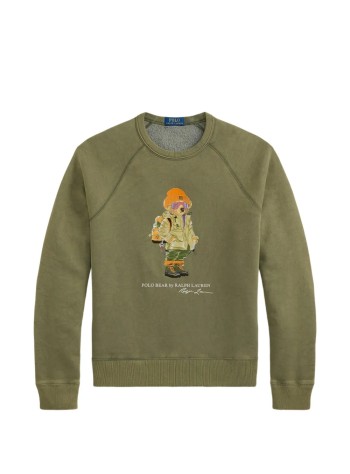 polo ralph lauren sudadera hombre knit-sweatshirt - 710b28795001 cruise olive