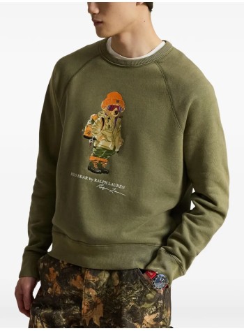polo ralph lauren sudadera hombre knit-sweatshirt - 710b28795001 cruise olive 2
