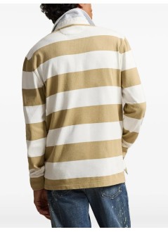 polo ralph lauren polo hombre knit-rugby-pullover - 710b27062001 rl khki trphy crm hrtg br