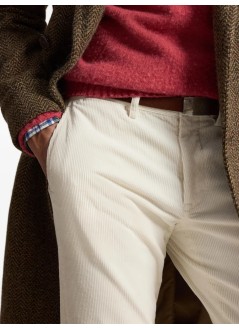 polo ralph lauren pantalon hombre stfbedfordp-flat front - 710884820504 warm white