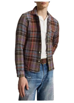 polo ralph lauren camiseria hombre woven-sport shirt-shirt - 710b26884001 7448a brown blue multi
