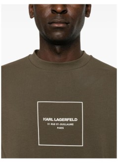 karl lagerfeld camiseta hombre t-shirt crewneck - 755033563221 460