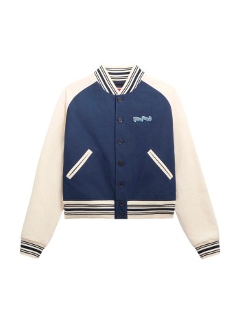 kenzo outerwear hombre kenzo jumping tiger varsity jacket - fg65bl1929pk 76