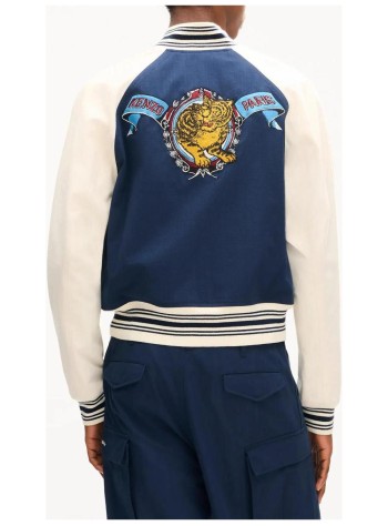 kenzo outerwear hombre kenzo jumping tiger varsity jacket - fg65bl1929pk 76 2