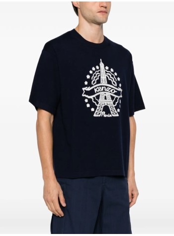 kenzo camiseta hombre rws kenzo eiffel tower design t-shirt - fg65to8153fh 79 2