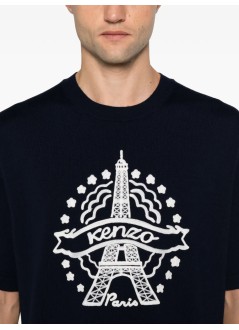 kenzo camiseta hombre rws kenzo eiffel tower design t-shirt - fg65to8153fh 79