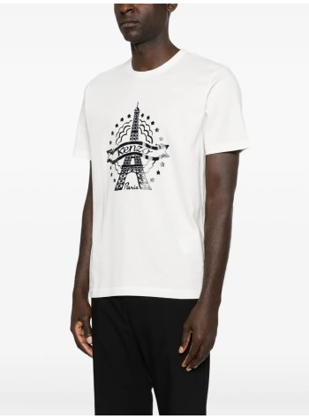 kenzo camiseta hombre kenzo eiffel tower design slim t-shirt - fg65ts1664sg 02 2